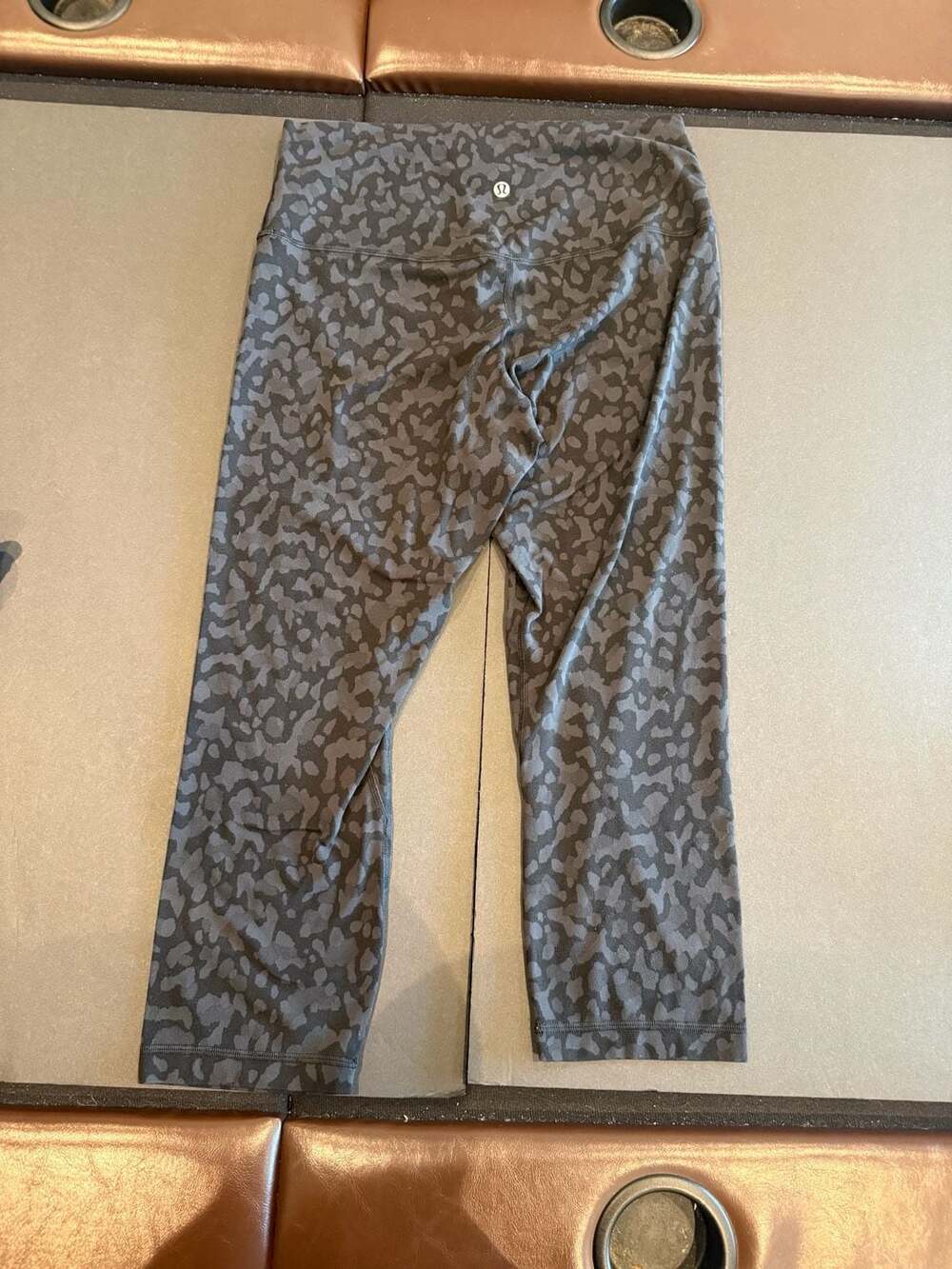 Lululemon Formation Camo Deep Coal Multi Align Crop 21" Leggings Size 10